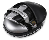 NO BOXING NO LIFE AIR PUNCHING FOCUS MITTS PADS Extra Thick Black Silver