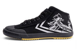 FEIYUE Dragon Sports Street Fashion Training Shoes Sneakers Mid Top Size 34-47 Unisex Youth Adult Black