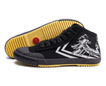 FEIYUE Dragon Sports Street Fashion Training Shoes Sneakers Mid Top Size 34-47 Unisex Youth Adult Black