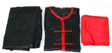 Traditional Martial Art Kung Fu Wushu Nanquan Uniform Suit Size 120-180cm Unisex Black