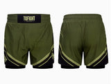 Tofight Muay Thai Boxing Sports Training Shorts S-XXL Army Green