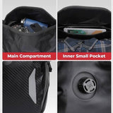 KEMIMOTO 40L Waterproof Motorcycle Tail Bag 500D PVC Black