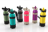 TinyMola Miniature Scuba Diving Cylinder Keyrings Gifts Vary Colours