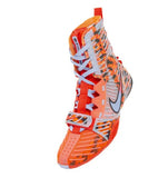 NIKE HYPERKO 3 SE PROFESSIONAL BOXING SHOES BOOTS US 9-10.5 Black Bright Crimson-Aluminum