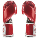 Fairtex BGV5 MUAY THAI BOXING GLOVES Leather 16 oz Red Black White