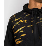 UFC Adrenaline by Venum Fight Week Kapuzenpullover mit Reißverschluss für Herren, Größe SM, Khaki, Bronze