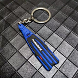 Mini Scuba Flipper Fin Keyrings Gifts 5 Colours