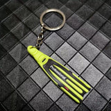 Mini Scuba Flipper Fin Keyrings Gifts 5 Colours