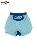 FLUORY MMA-C197 MUAY THAI BOXING MMA SHORTS UNISEX JUNIOR & ADULT XS-XXXL BLUE
