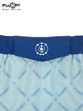 FLUORY MMA-C197 MUAY THAI BOXING MMA SHORTS UNISEX JUNIOR & ADULT XS-XXXL BLUE