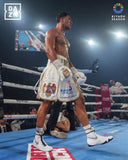 No Boxing No Life X Humor Punch Boxing Gloves Lace Up Microfiber 10-16 oz White