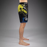 Venum-06211-111 x TEKKEN 8 King MMA Fight Shorts M/XL/XXL Black Yellow