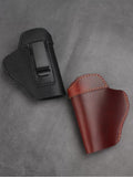 Airsoft Tactical Military Universal IWB Concealed Pistol Holster Pouch Holder Genuine Leather 2 Colours