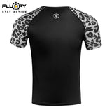 FLUORY RGF11 MMA MUAY THAI BOXING RASHGUARD COMPRESSION T-SHIRT S-XXXL 4 Colours
