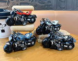 Miniature Sports Cruiser Motorcycle Pull-Back Toys Keychain Gifts 4 Colours