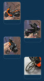 Miniature Sport Scooter Motorcycle Pull-Back Toys Keychain Gifts 4 Colours