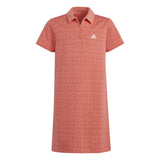 Adidas Junior Allover Graphic Polo Dress Size 128/176