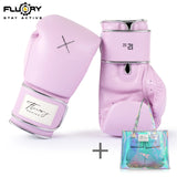 FLUORY BGF12 MUAY THAI BOXING GLOVES 8-16 oz 4 Colours With tote bag