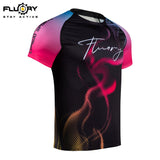 FLUORY RGF14 MMA MUAY THAI BOXING RASHGUARD COMPRESSION T-SHIRT S-XXXL