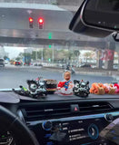 Cultural Art Chinese Traditional Miniature Lion Dance Handicraft Car Decorative 20 x 6.5 x 9.5 cm 6 Colours