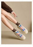 FEIYUE Retro High Top Canvas Sneakers Size 35-44 Unisex 2 Colours