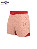 FLUORY MMA-C197 MUAY THAI BOXING MMA SHORTS UNISEX JUNIOR & ADULT XS-XXXL RED