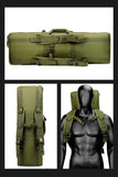 Airsoft Tactical Military Soft-Sided Double Rifle Case Backpack Size 95/100/105/115/140 cm 2 Colours