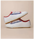 FEIYUE Classic Low Top Canvas Shoes Size 35-44 Unisex White