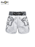FLUORY MTSF115 MUAY THAI BOXSHORTS XS-XXXL Rot Gelb UNISEX JUNIOR &amp; ERWACHSENE