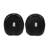 FIGHTBRO MUAY THAI BOXING MMA KIDS FOCUS MITTS PADS PAIR Black/White