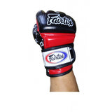 FAIRTEX MMA SUPER SPARRING GLOVES FGV17 Size M Black Red