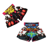 ROLLHO PANDA MUAY THAI BOXING SHORTS Unisex S-XXL