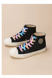 FEIYUE Retro High Top Canvas Sneakers Size 35-44 Unisex 2 Colours