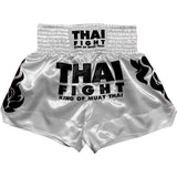 THAI FIGHT MUAY THAI MMA BOXING Shorts S-XXL White