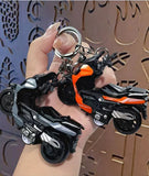 Miniature Sport Scooter Motorcycle Pull-Back Toys Keychain Gifts 4 Colours