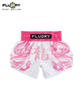 FLUORY MTSF153 MUAY THAI BOXING SHORTS XS-XXXL UNISEX JUNIOR & ADULT PINK