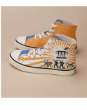 FEIYUE Retro Since 1958 High Top Canvas Sneakers Size 35-44 Unisex