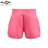 FLUORY MTSF115 MUAY THAI BOXSHORTS XS-XXXL Rot Gelb UNISEX JUNIOR &amp; ERWACHSENE