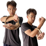 Traditional Martial Art Wing Tsun Kung Fu Smooth Durable Stainless Steel Rattan Training Ring Size S