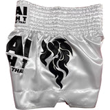 THAI FIGHT MUAY THAI MMA BOXING Shorts S-XXL White
