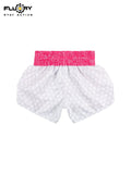 FLUORY MTSF153 MUAY THAI BOXING SHORTS XS-XXXL UNISEX JUNIOR & ADULT PINK