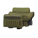 Airsoft Tactical Military Rifle Buttstock Cheek Rest Pouch Adjustable 5 Colours