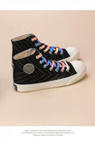 FEIYUE Retro High Top Canvas Sneakers Size 35-44 Unisex 2 Colours