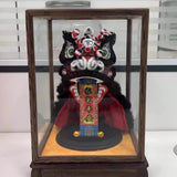 Cultural Art Chinese Traditional Miniature Lion Dance Handicraft Car Decorative 20 x 6.5 x 9.5 cm 6 Colours