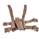 Airsoft Tactical Military Right Drop-Leg Thigh Holster Pistol & Magazine Carrier G17/1911/M9/P226/USP 2 Colours