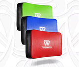 TEEWOO TKD Taekwondo Iran Style Curved Training Shield Kick Pads 3 Colours