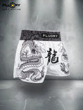 FLUORY MTSF115 MUAY THAI BOXSHORTS XS-XXXL Rot Gelb UNISEX JUNIOR &amp; ERWACHSENE