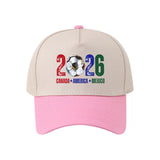 2026 Soccer Football Fan Cap Hat Unisex Free Size 7 Colours