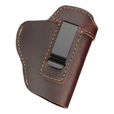 Airsoft Tactical Military Universal IWB Concealed Pistol Holster Pouch Holder Genuine Leather 2 Colours
