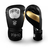 Primo Emblem 2.0 Semi Leather Boxing Gloves 10 oz Black Gold
